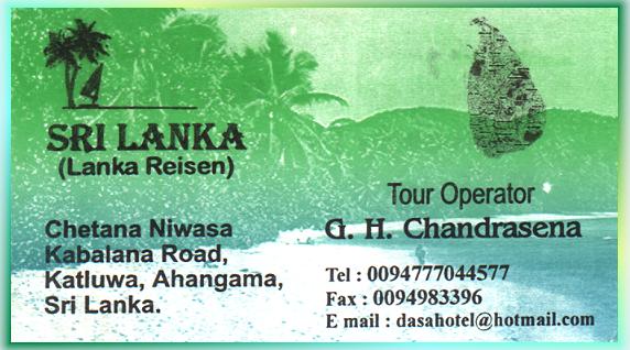 Lanka Reisen Chandrasena auf Sri Lanka